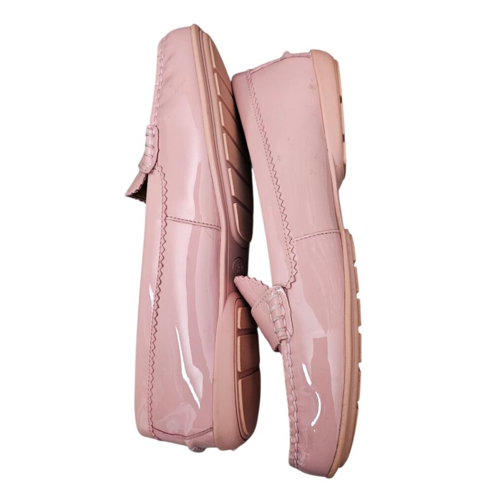 Coach Women's Odette Pink Patent Leather Casual Slip On Loafer Shoe COA Size 11 - Picture 9 of 15
